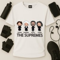 THE SUPREMES Ketanji Brown Jackson RBG Elena Sandra Ruth Sonia Cooling Performance Crew T-Shirt