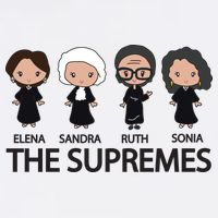 THE SUPREMES Ketanji Brown Jackson RBG Elena Sandra Ruth Sonia Cooling Performance Crew T-Shirt