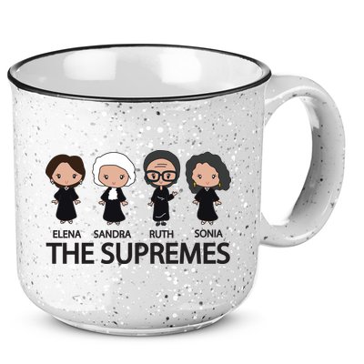 THE SUPREMES Ketanji Brown Jackson RBG Elena Sandra Ruth Sonia 15oz Campfire Ceramic Mug