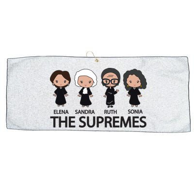 THE SUPREMES Ketanji Brown Jackson RBG Elena Sandra Ruth Sonia Large Microfiber Waffle Golf Towel