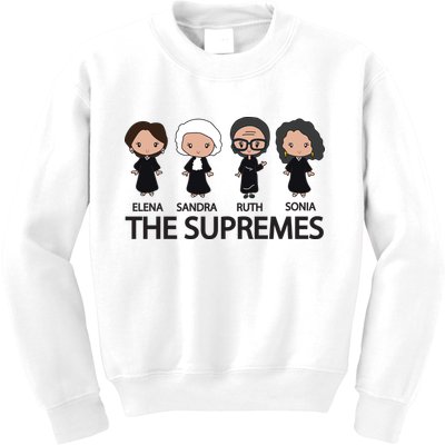 THE SUPREMES Ketanji Brown Jackson RBG Elena Sandra Ruth Sonia Kids Sweatshirt