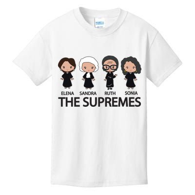 THE SUPREMES Ketanji Brown Jackson RBG Elena Sandra Ruth Sonia Kids T-Shirt