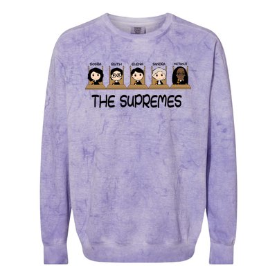 THE SUPREMES Ketanji Brown Jackson RBG Sotomayor Cute Colorblast Crewneck Sweatshirt