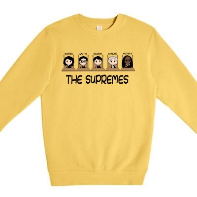 THE SUPREMES Ketanji Brown Jackson RBG Sotomayor Cute Premium Crewneck Sweatshirt