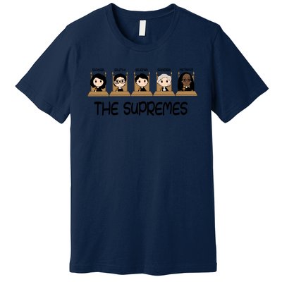 THE SUPREMES Ketanji Brown Jackson RBG Sotomayor Cute Premium T-Shirt