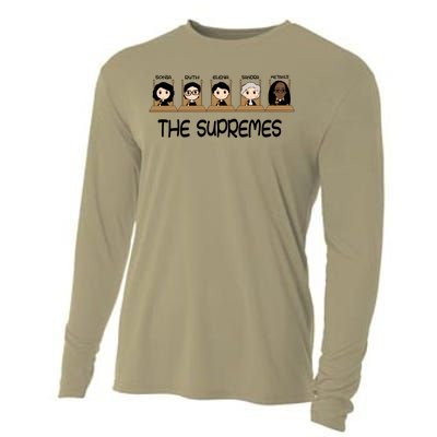 THE SUPREMES Ketanji Brown Jackson RBG Sotomayor Cute Cooling Performance Long Sleeve Crew