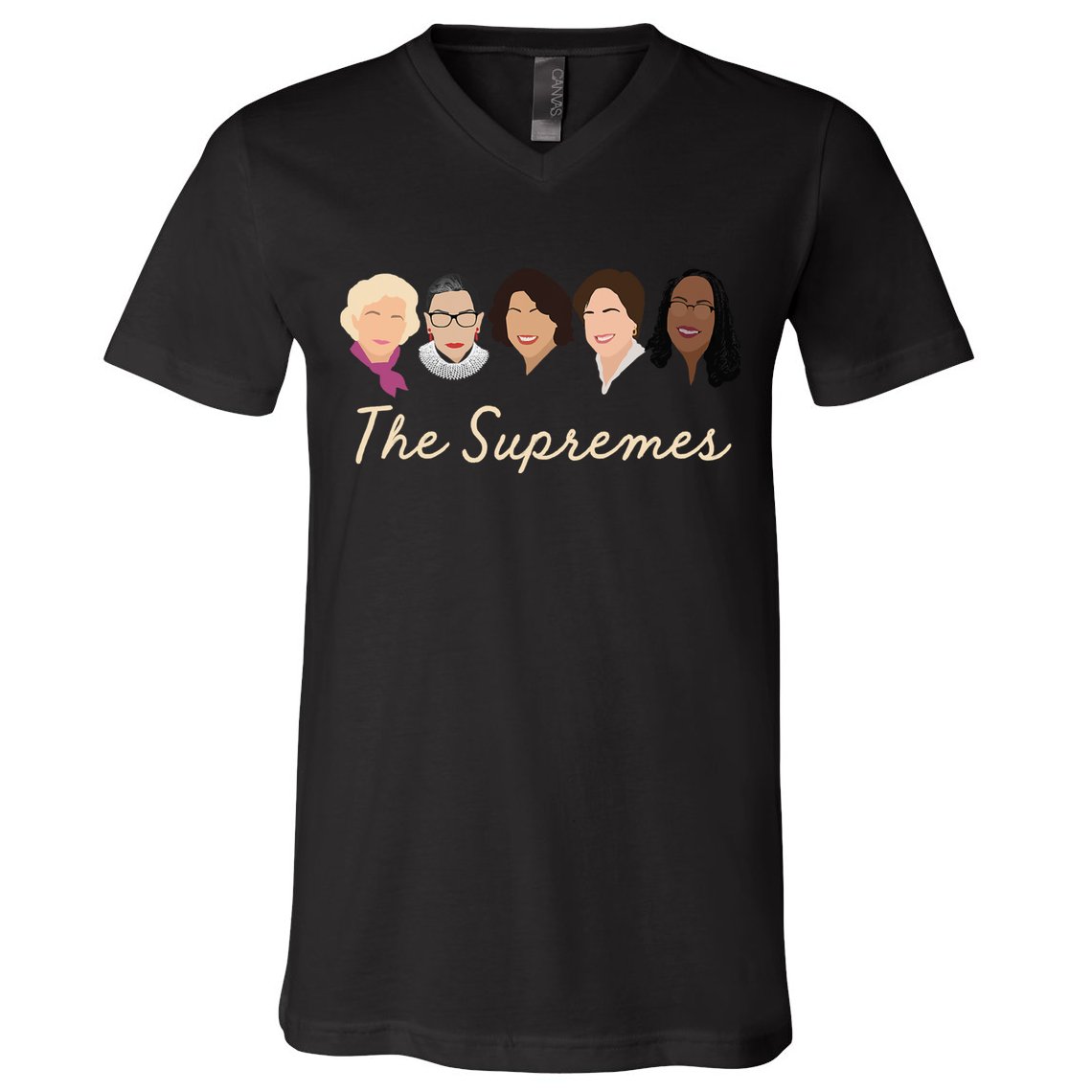 THE SUPREMES Ketanji Brown Jackson SCOTUS RBG Sotomayor Meme V-Neck T-Shirt