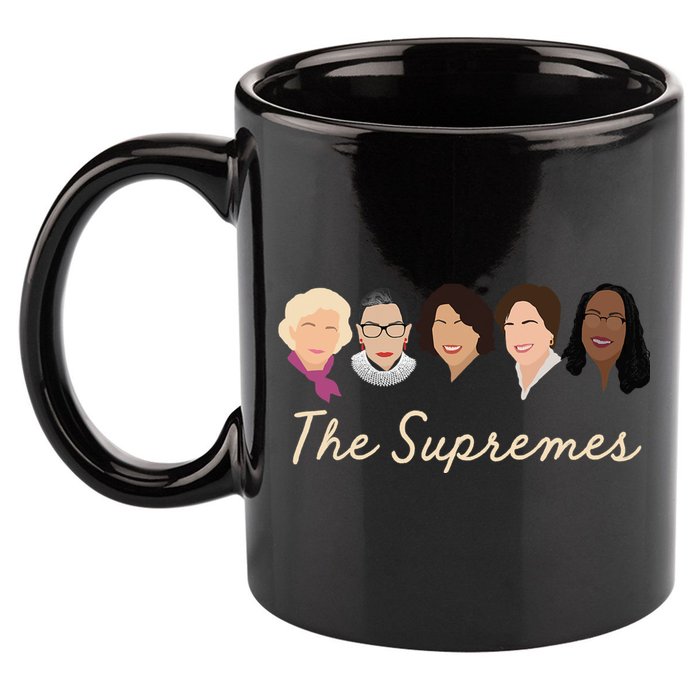 THE SUPREMES Ketanji Brown Jackson SCOTUS RBG Sotomayor Meme 11oz C Handle Ceramic Mug