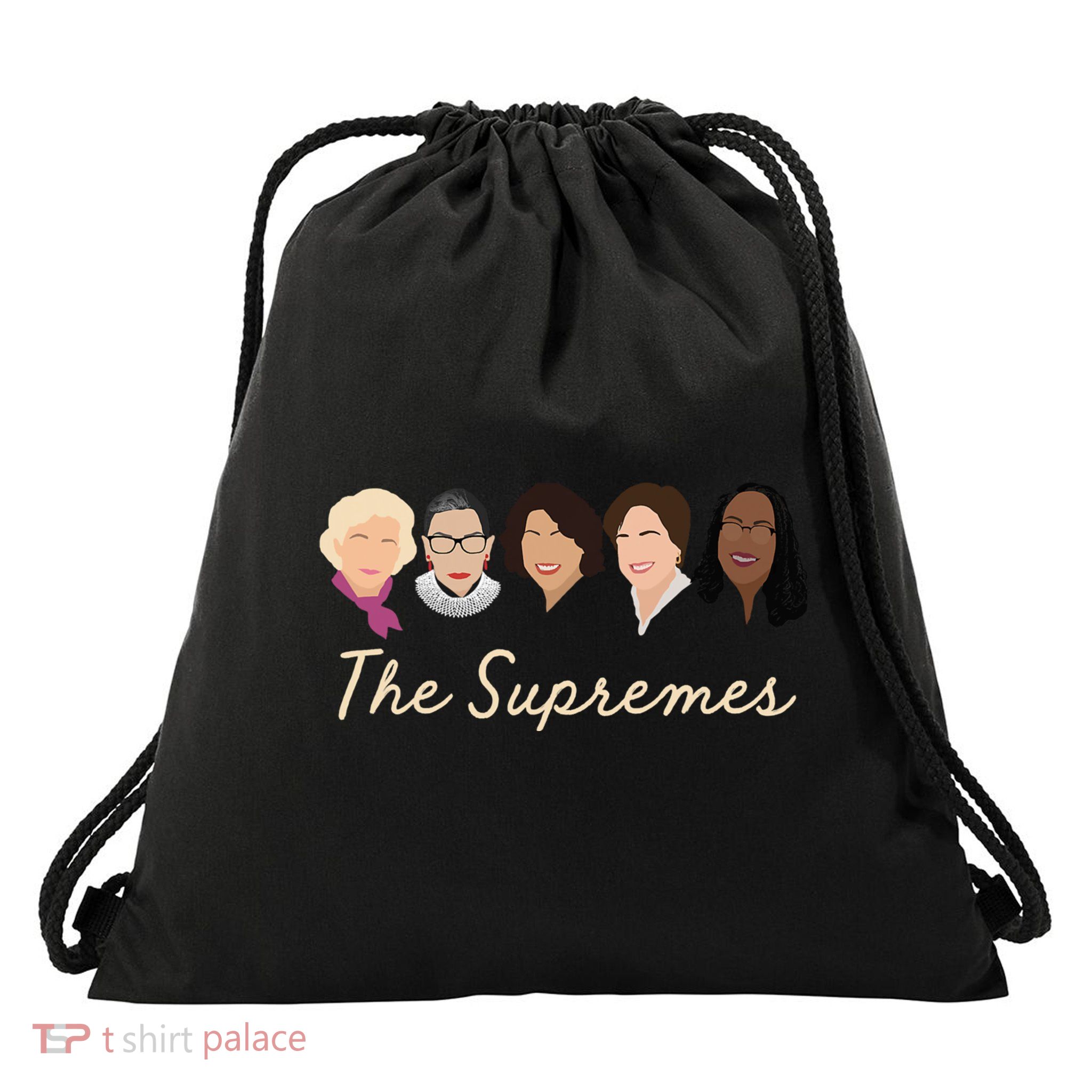THE SUPREMES Ketanji Brown Jackson SCOTUS RBG Sotomayor Meme Drawstring Bag