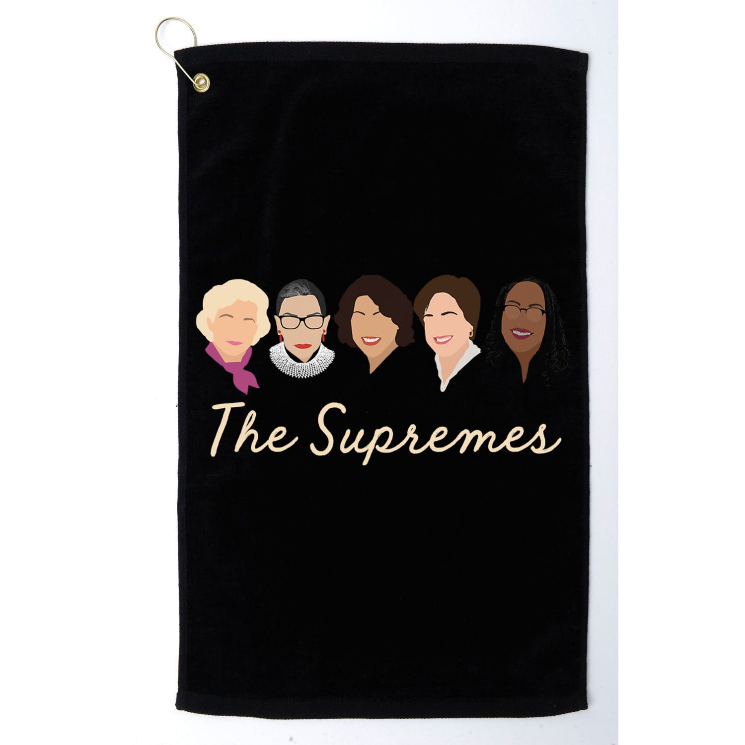 THE SUPREMES Ketanji Brown Jackson SCOTUS RBG Sotomayor Meme Golf Towel