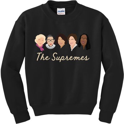 THE SUPREMES Ketanji Brown Jackson SCOTUS RBG Sotomayor Meme Kids Sweatshirt