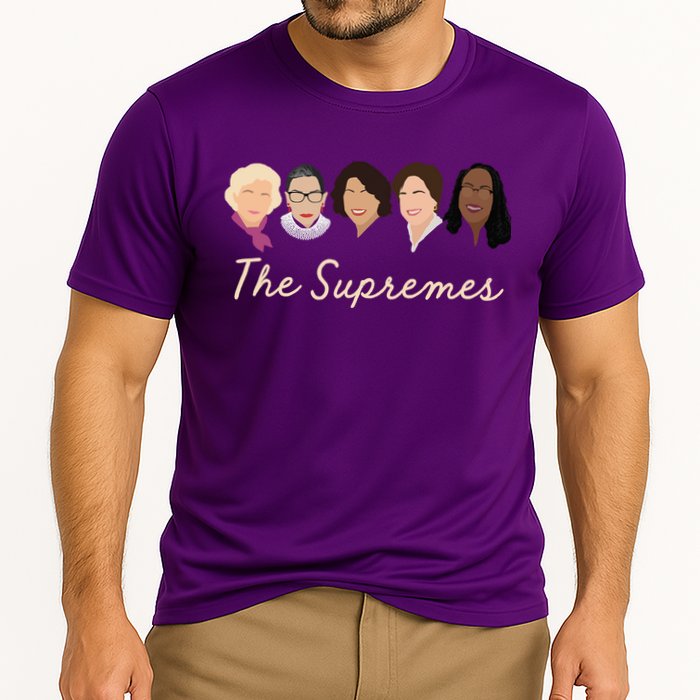 THE SUPREMES Ketanji Brown Jackson SCOTUS RBG Sotomayor Meme Cooling Performance Crew T-Shirt
