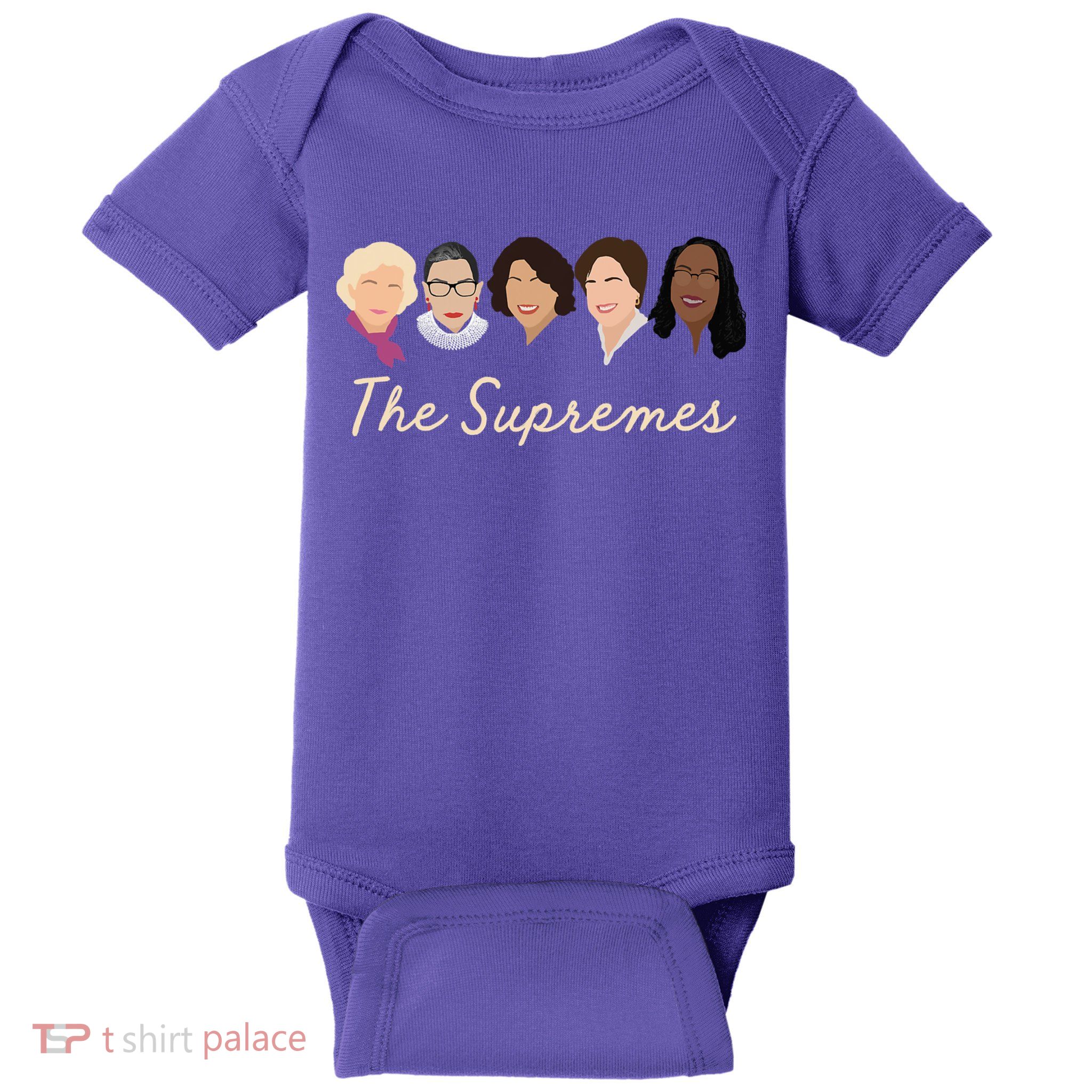 THE SUPREMES Ketanji Brown Jackson SCOTUS RBG Sotomayor Meme Baby Bodysuit