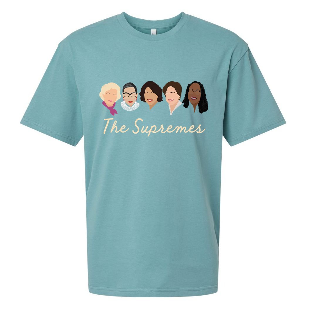 THE SUPREMES Ketanji Brown Jackson SCOTUS RBG Sotomayor Meme Sueded Cloud Jersey T-Shirt