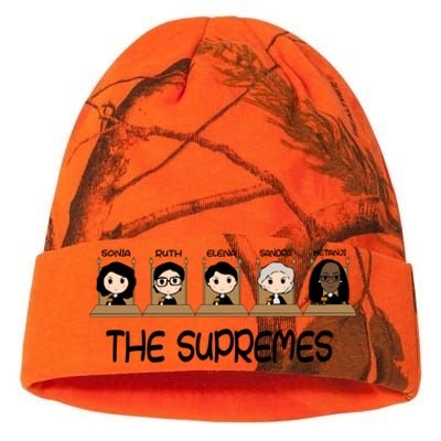 THE SUPREMES Ketanji Brown Jackson RBG Sotomayor Cute Kati Licensed 12" Camo Beanie