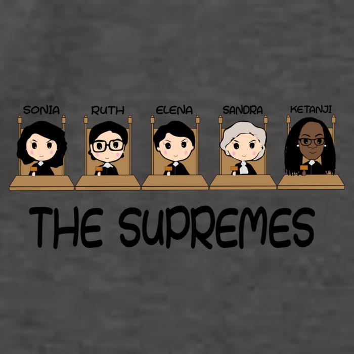 THE SUPREMES Ketanji Brown Jackson RBG Sotomayor Cute Vector Backpack