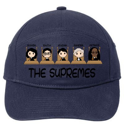 THE SUPREMES Ketanji Brown Jackson RBG Sotomayor Cute 7-Panel Snapback Hat