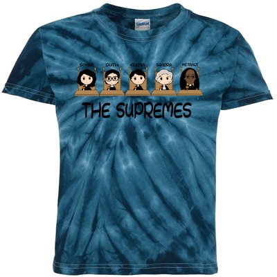 THE SUPREMES Ketanji Brown Jackson RBG Sotomayor Cute Kids Tie-Dye T-Shirt