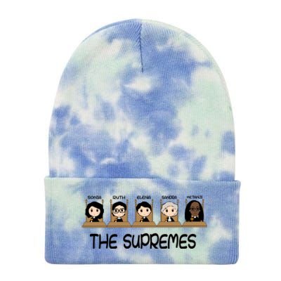 THE SUPREMES Ketanji Brown Jackson RBG Sotomayor Cute Tie Dye 12in Knit Beanie