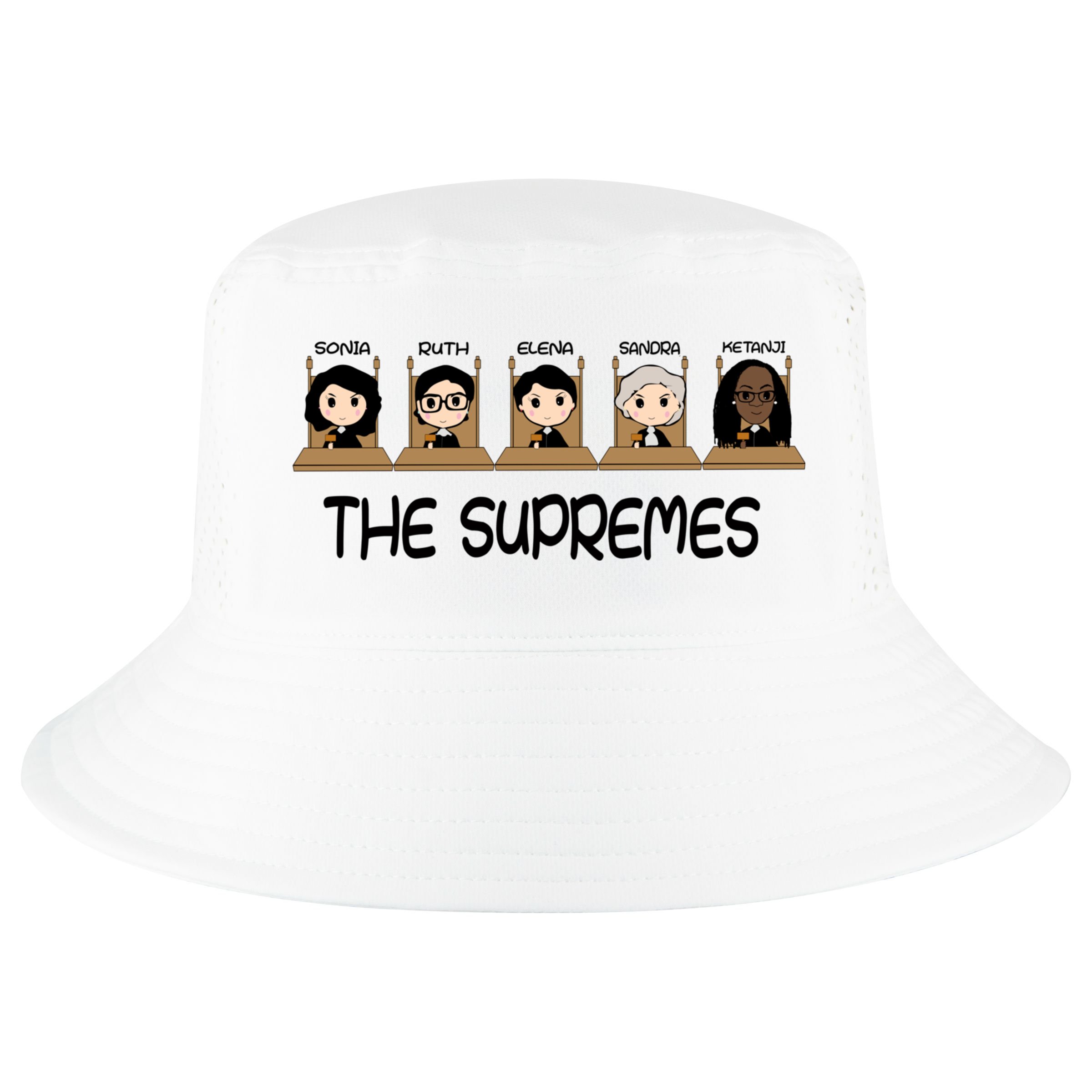 THE SUPREMES Ketanji Brown Jackson RBG Sotomayor Cute Cool Comfort Performance Bucket Hat