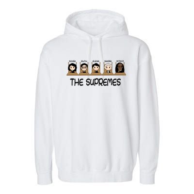 THE SUPREMES Ketanji Brown Jackson RBG Sotomayor Cute Garment-Dyed Fleece Hoodie