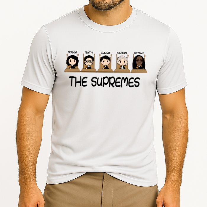 THE SUPREMES Ketanji Brown Jackson RBG Sotomayor Cute Cooling Performance Crew T-Shirt