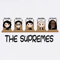 THE SUPREMES Ketanji Brown Jackson RBG Sotomayor Cute Cooling Performance Crew T-Shirt