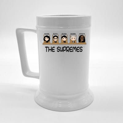 THE SUPREMES Ketanji Brown Jackson RBG Sotomayor Cute Beer Stein