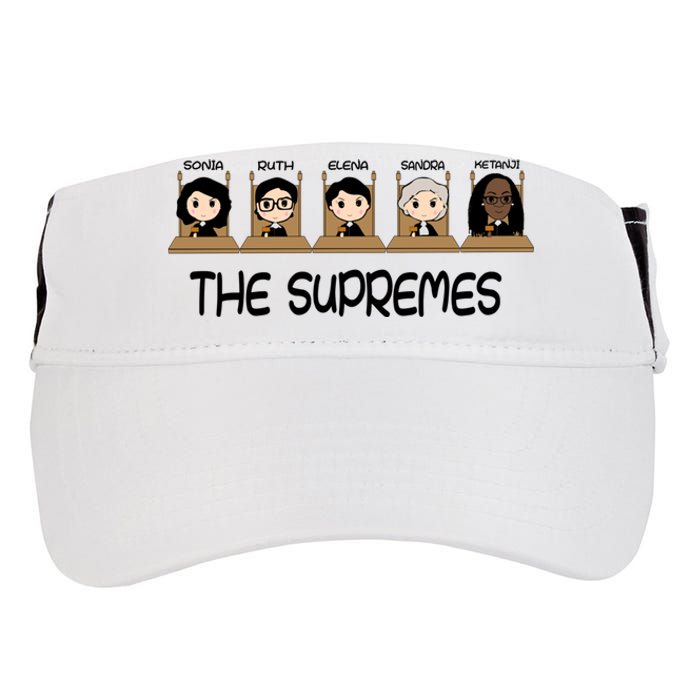 THE SUPREMES Ketanji Brown Jackson RBG Sotomayor Cute Adult Drive Performance Visor