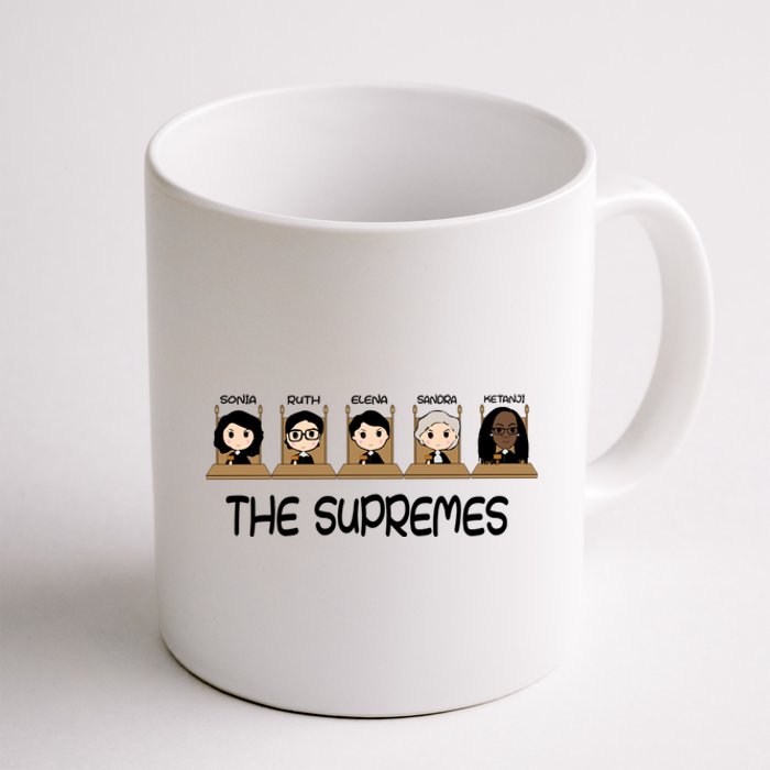 THE SUPREMES Ketanji Brown Jackson RBG Sotomayor Cute Coffee Mug