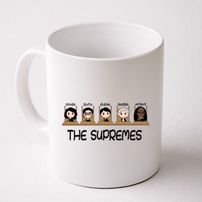 THE SUPREMES Ketanji Brown Jackson RBG Sotomayor Cute Coffee Mug