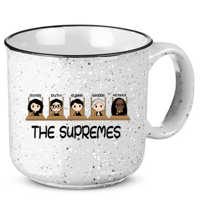 THE SUPREMES Ketanji Brown Jackson RBG Sotomayor Cute 15oz Campfire Ceramic Mug