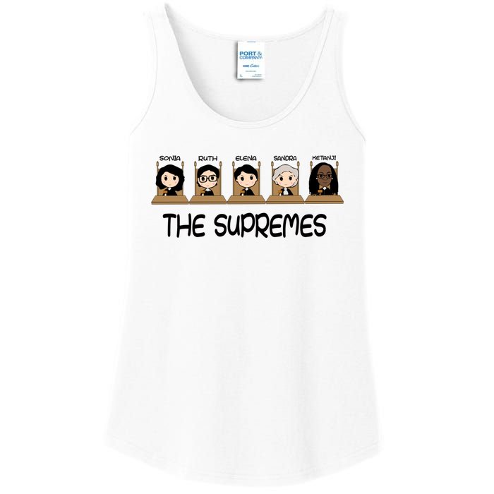 THE SUPREMES Ketanji Brown Jackson RBG Sotomayor Cute Ladies Essential Tank