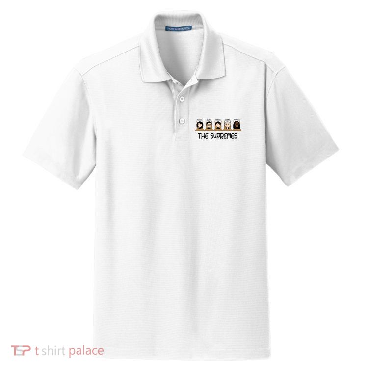 THE SUPREMES Ketanji Brown Jackson RBG Sotomayor Cute Dry Zone Grid Polo