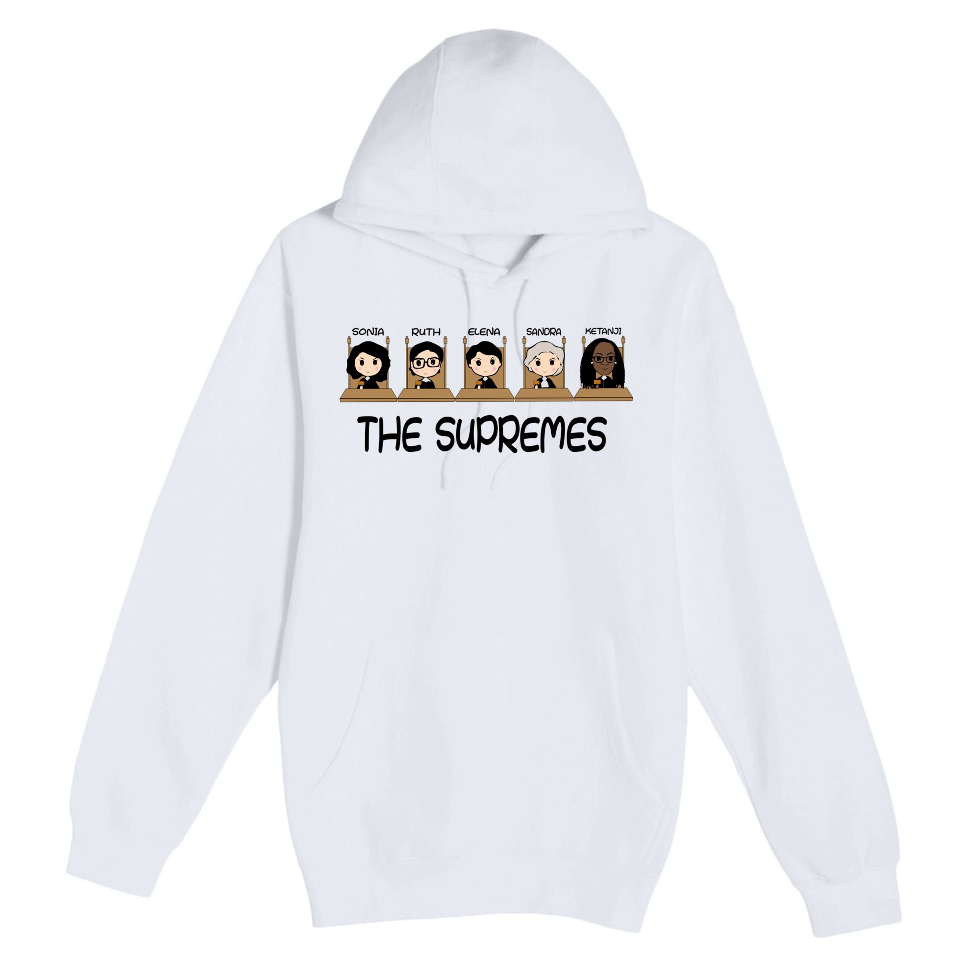 THE SUPREMES Ketanji Brown Jackson RBG Sotomayor Cute Premium Pullover Hoodie