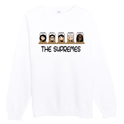 THE SUPREMES Ketanji Brown Jackson RBG Sotomayor Cute Premium Crewneck Sweatshirt