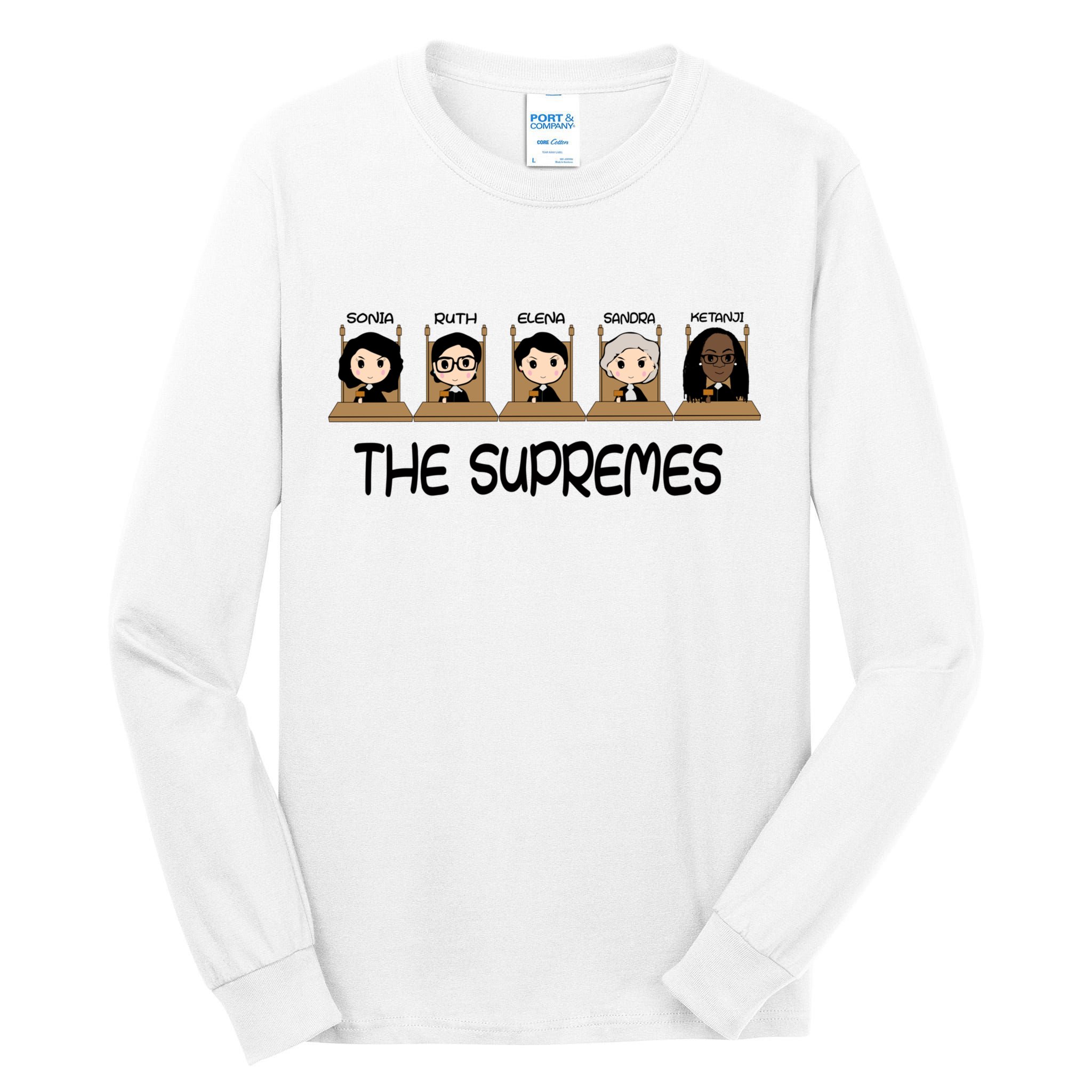 THE SUPREMES Ketanji Brown Jackson RBG Sotomayor Cute Tall Long Sleeve T-Shirt