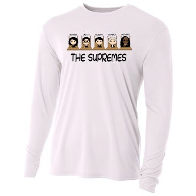 THE SUPREMES Ketanji Brown Jackson RBG Sotomayor Cute Cooling Performance Long Sleeve Crew