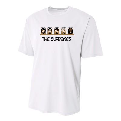 THE SUPREMES Ketanji Brown Jackson RBG Sotomayor Cute Youth Performance Sprint T-Shirt