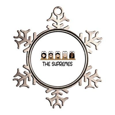 THE SUPREMES Ketanji Brown Jackson RBG Sotomayor Cute Metallic Star Ornament