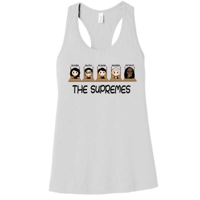 THE SUPREMES Ketanji Brown Jackson RBG Sotomayor Cute Women's Racerback Tank