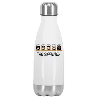 THE SUPREMES Ketanji Brown Jackson RBG Sotomayor Cute Stainless Steel Insulated Water Bottle