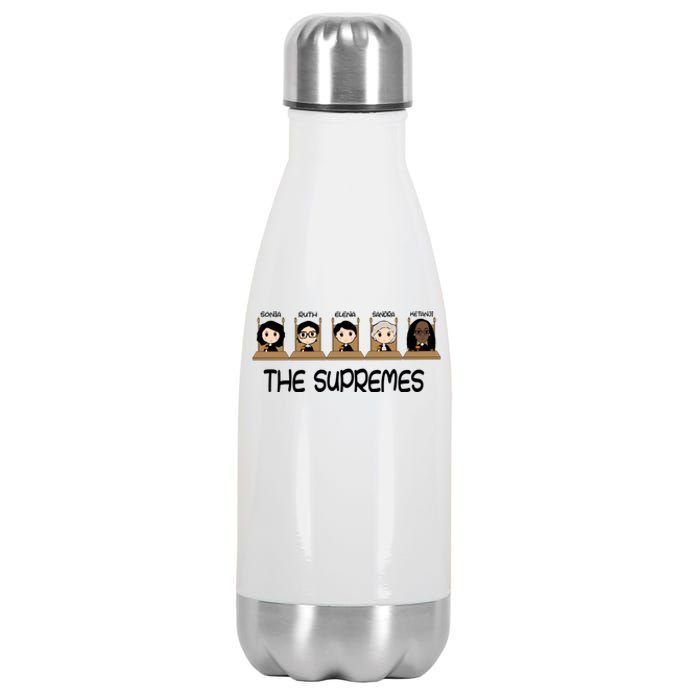 THE SUPREMES Ketanji Brown Jackson RBG Sotomayor Cute Stainless Steel Insulated Water Bottle