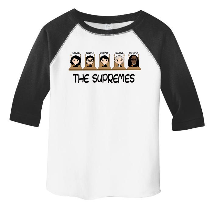 THE SUPREMES Ketanji Brown Jackson RBG Sotomayor Cute Toddler Fine Jersey T-Shirt