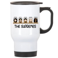 THE SUPREMES Ketanji Brown Jackson RBG Sotomayor Cute Stainless Steel Travel Mug