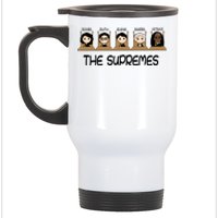 THE SUPREMES Ketanji Brown Jackson RBG Sotomayor Cute Stainless Steel Travel Mug