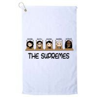 THE SUPREMES Ketanji Brown Jackson RBG Sotomayor Cute Platinum Collection Golf Towel