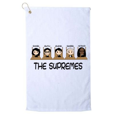 THE SUPREMES Ketanji Brown Jackson RBG Sotomayor Cute Platinum Collection Golf Towel