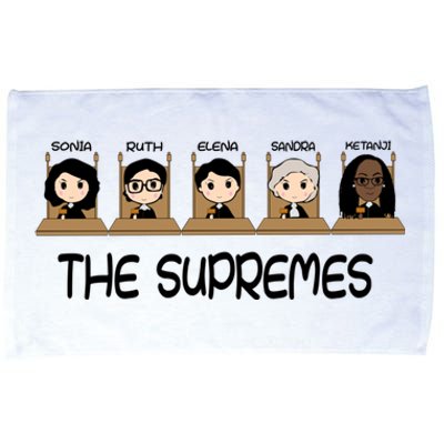 THE SUPREMES Ketanji Brown Jackson RBG Sotomayor Cute Microfiber Hand Towel