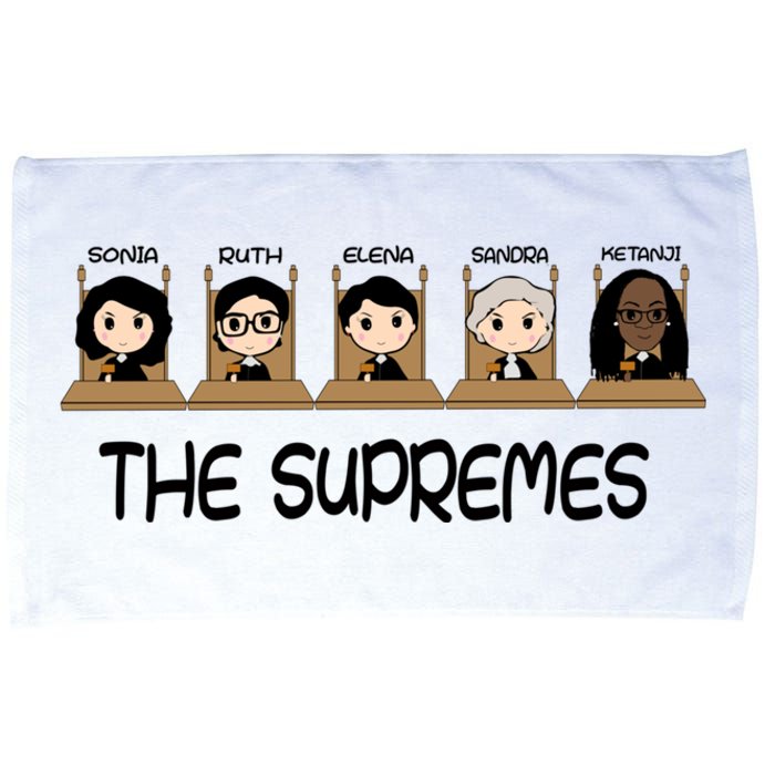 THE SUPREMES Ketanji Brown Jackson RBG Sotomayor Cute Microfiber Hand Towel